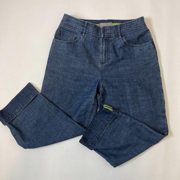 Kate Hill Petite Capri Jeans Sz 4P - Picture 2 of 8